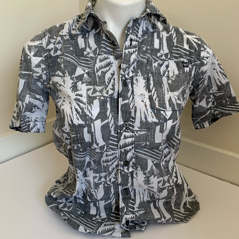 Shaun White Tropical Button Up Collared Shirt